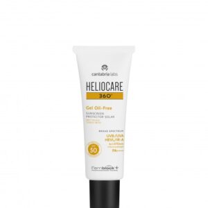 Vette huid-acné: Heliocare 360° Gel Oil-free SPF 50